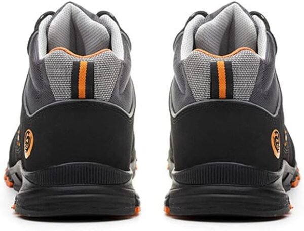 wg1017 raydlinx unisex steel toe work boots slip resistant safety shoes with steel midsole for construction