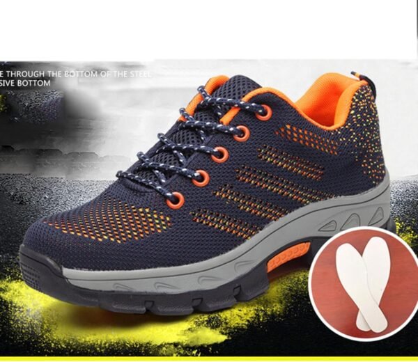 wg1020 unisex steel toe work sneakers lightweight safety trainers