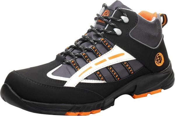 wg1017 raydlinx unisex steel toe work boots slip resistant safety shoes with steel midsole for construction