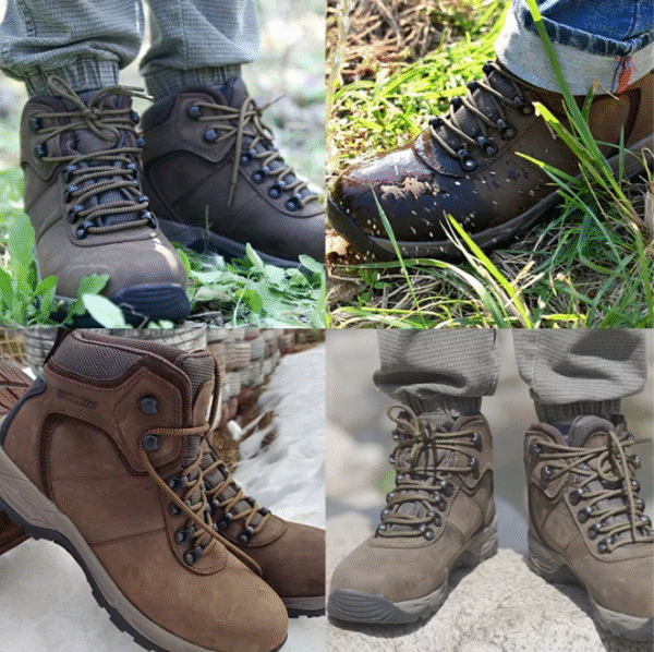 azx 558 men's 6 inch md sole waterproof leather safety shoes