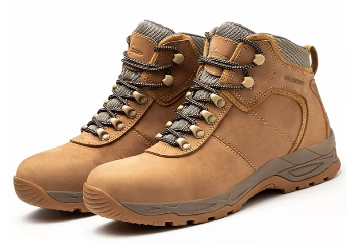 azx 559 men's 6 inch md sole waterproof leather safety shoes