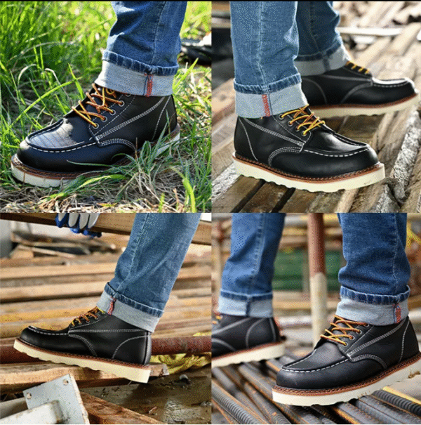 acd 501 men's 6 inch goodyear waterproof leather safety shoes