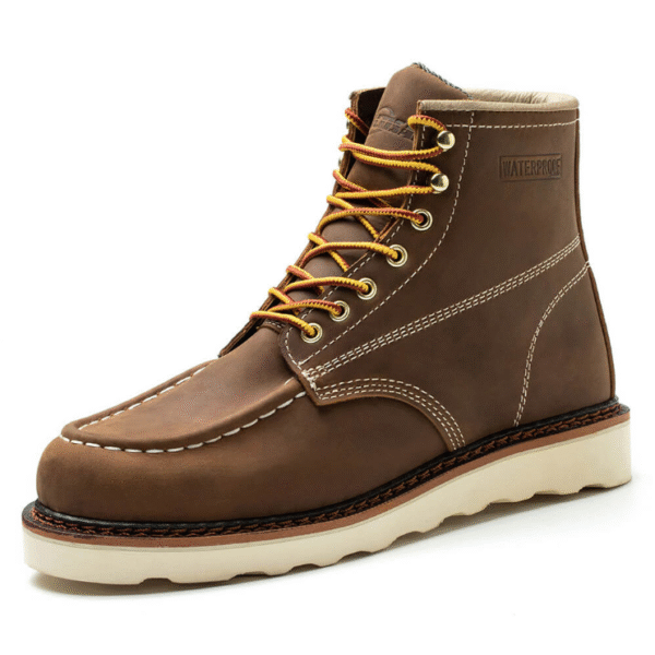 acd 502 men’s 6 inch goodyear welt waterproof leather safety shoes