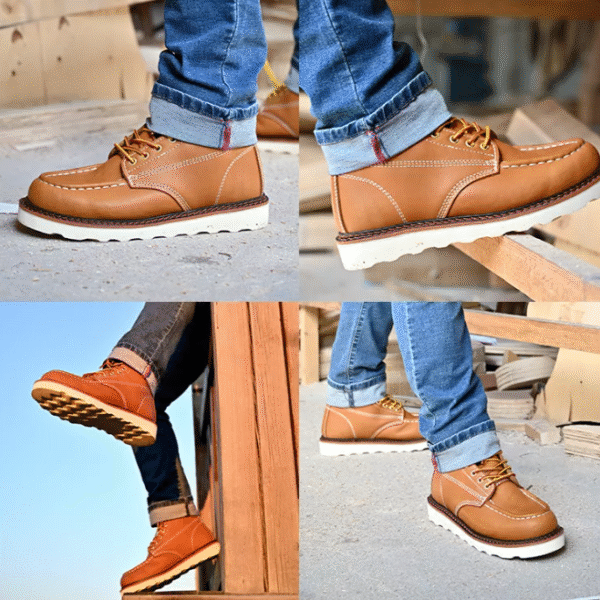 acd 503 men's 6 inch goodyear waterproof leather safety shoes