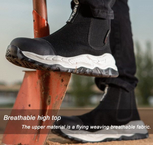 wg 185 lightweight steel toe boots breathable, durable work shoes for men & women