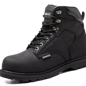 wg536 men's 6 inches steel toe cap water proof leather safety shoes