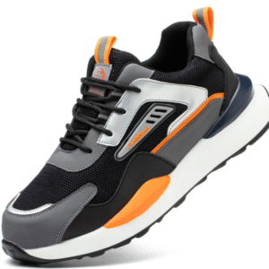 wg 1010 raydlinx steel toe work shoes lightweight slip on safety sneakers for men & women black