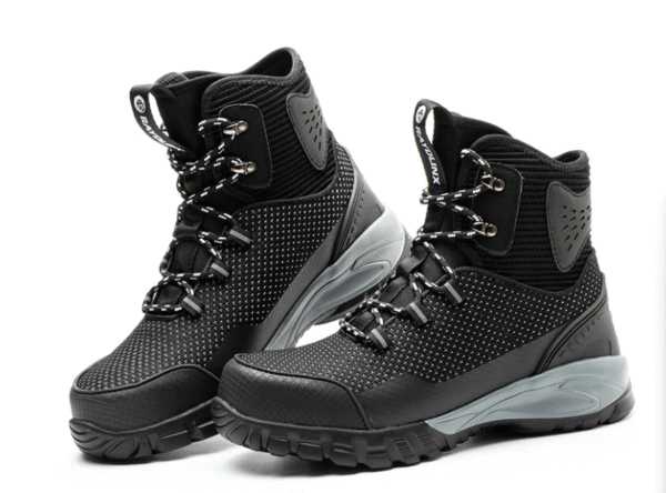 wg1012 men’s steel toe safety boots lightweight, slip resistant work shoes