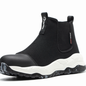 wg1013 raydlinx steel toe boots lightweight breathable safety shoes (black)