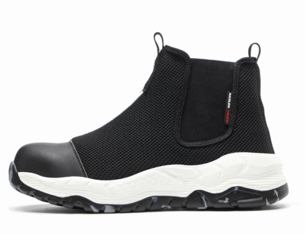 wg1013 raydlinx steel toe boots lightweight breathable safety shoes (black)