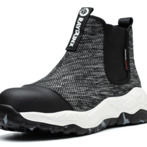 wg1013 raydlinx steel toe boots lightweight breathable safety shoes (black)