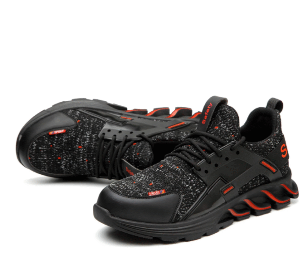 wg157 f19 safety shoes, men lightweight work sneakers