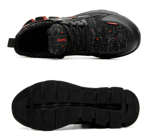 wg157 f19 safety shoes, men lightweight work sneakers