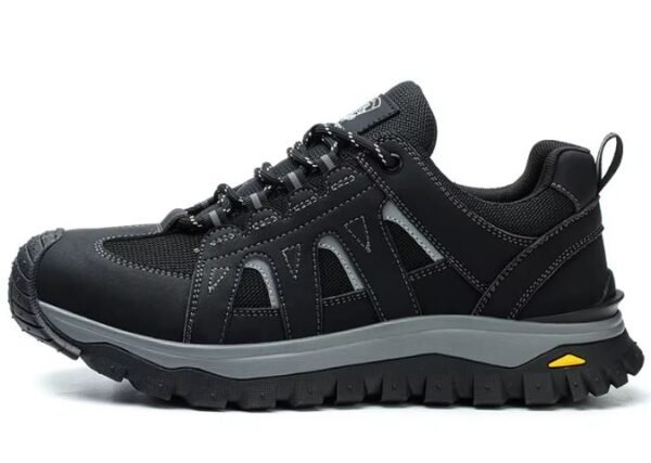 Waterproof and Anti slip Safety Shoes with Steel Toes, Fashionable Outdoor Hiking Shoes, High-quality Rubber Outsole Work Shoes - Image 2